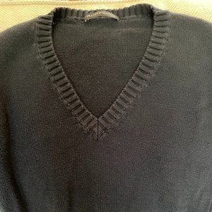 Brandy Melville Navy V Neck Sweater